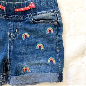 🌈Vigoss Embroidered Rainbow Shorts